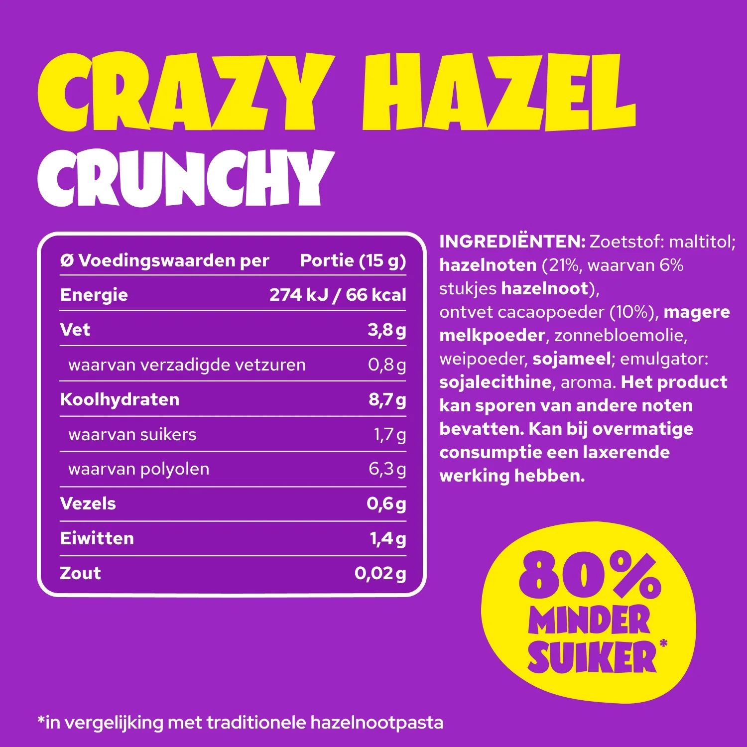 Crazy Hazel Crunchy 200g - Image 17