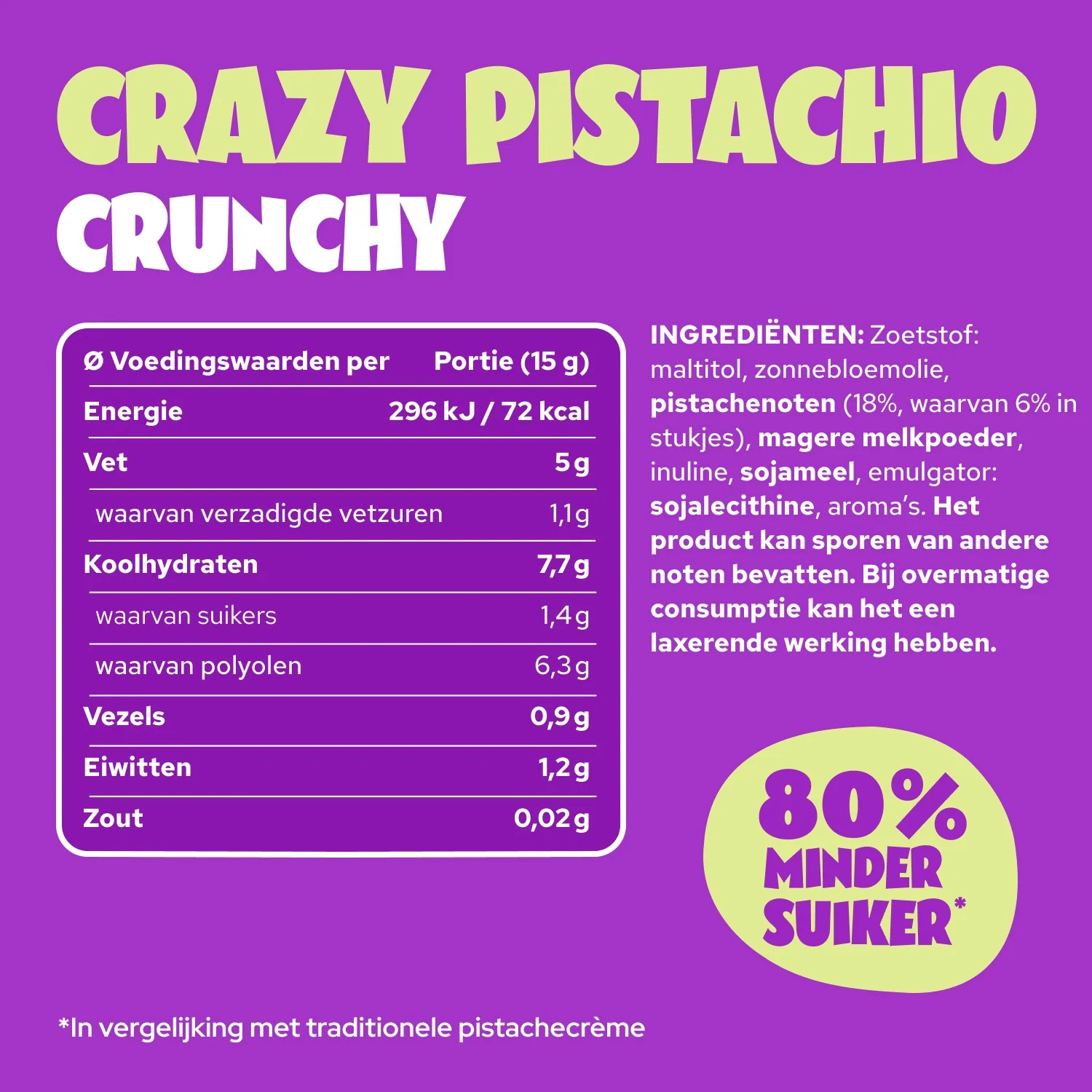 Crazy Pistachio Crunchy 200g - Image 18