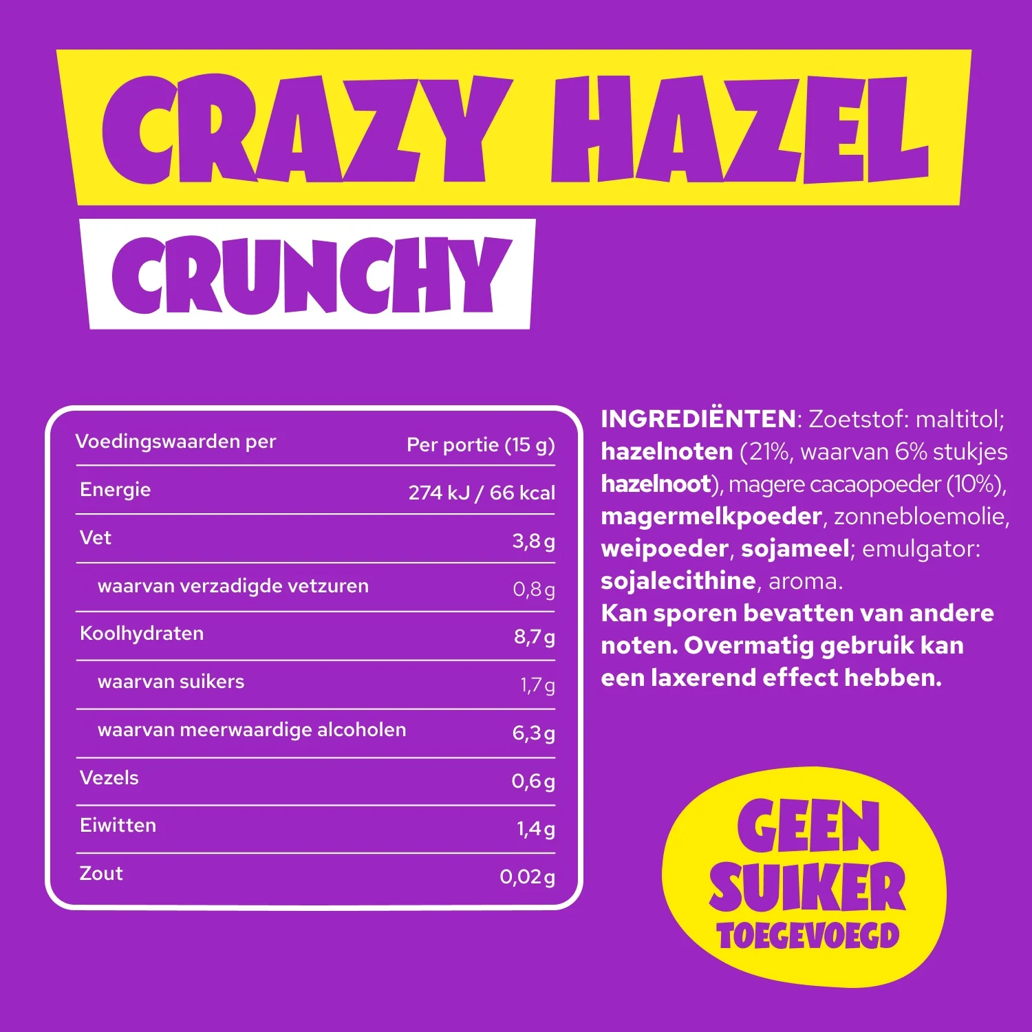 Gratis Nuss Creme Crazy Hazel Crunchy 200g - Image 12
