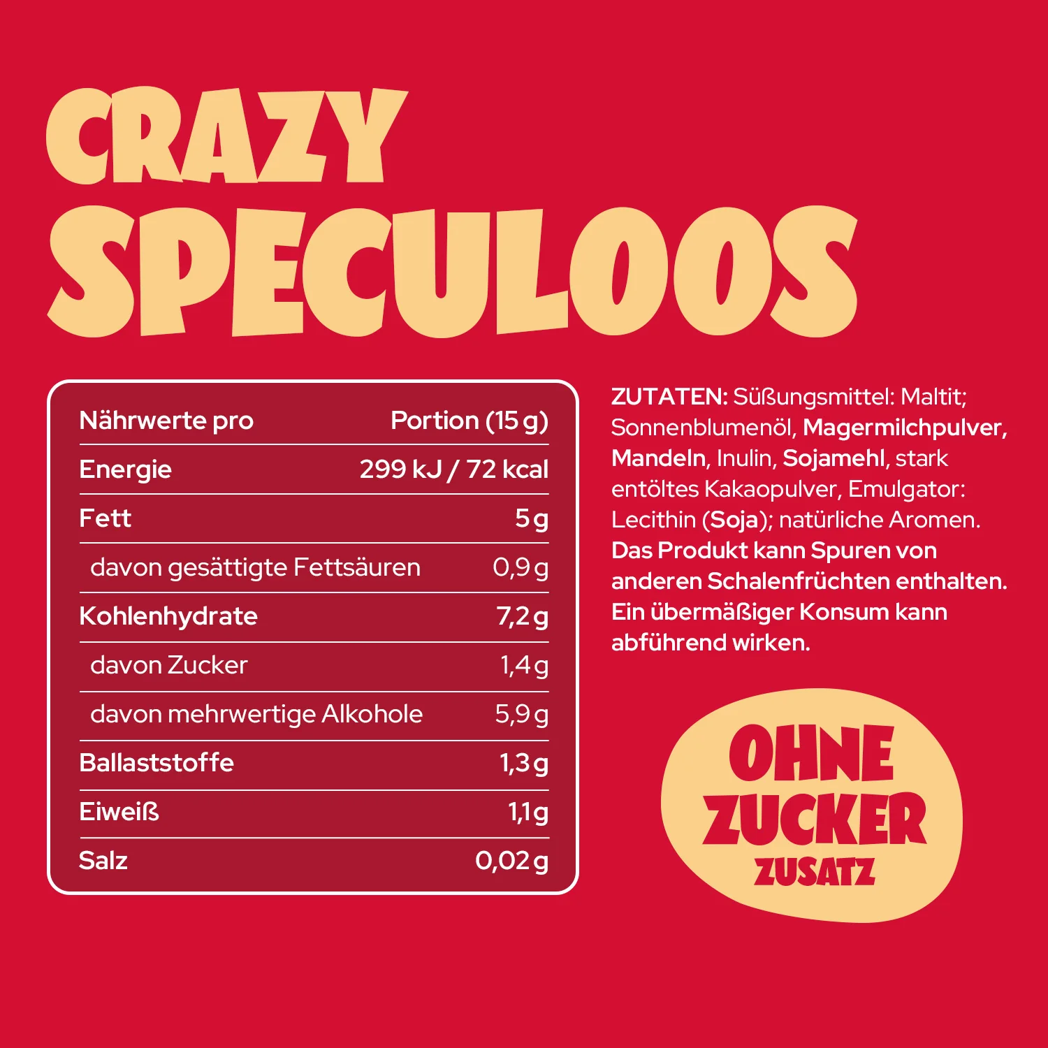 Gratis Nuss Creme Crazy Spekulatius 200g - Image 5
