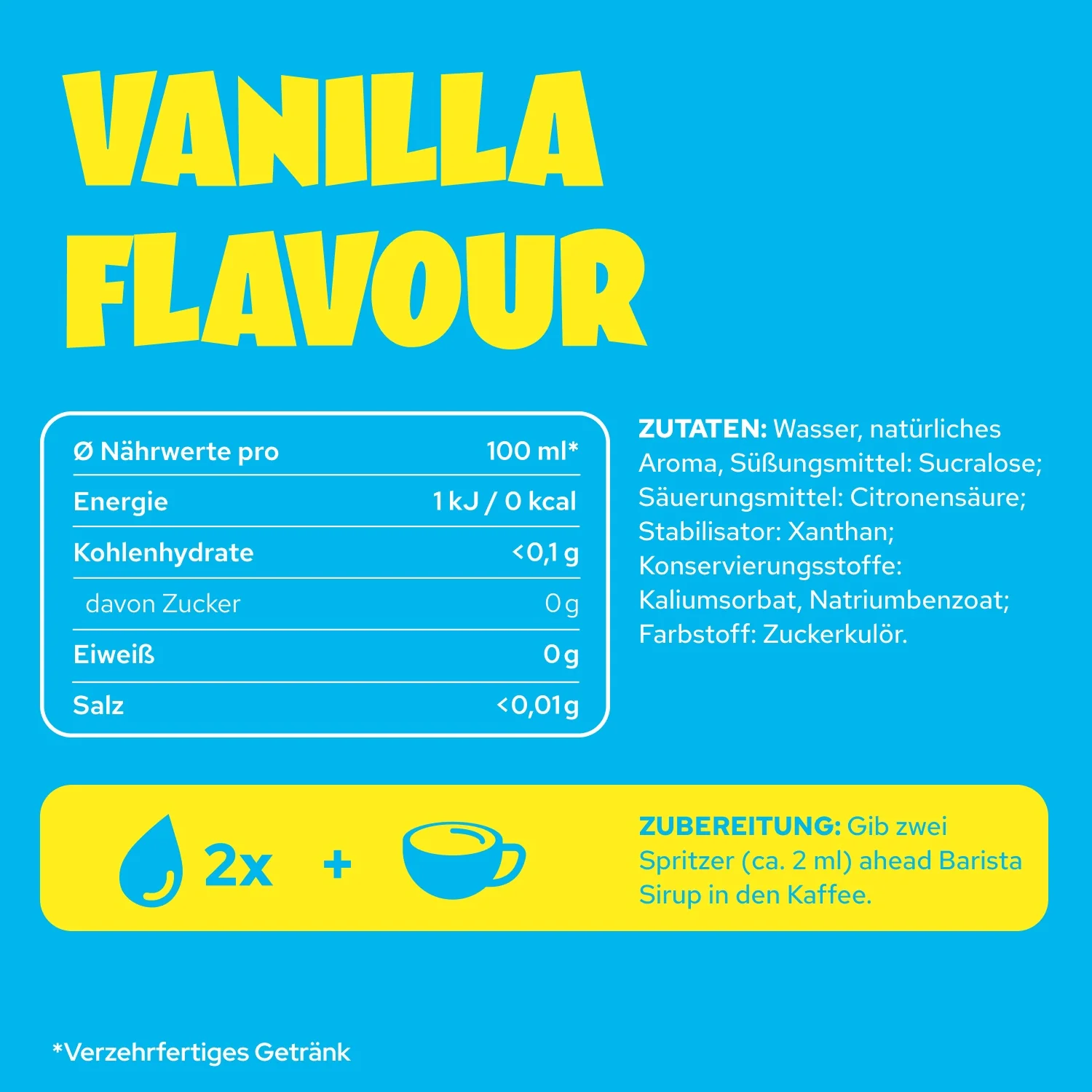Gratis Vanilla Flavour Zero Sugar Sirup - Image 5
