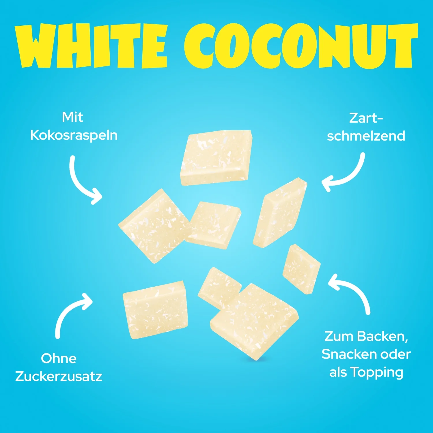 White Coconut Choco Chunks - Image 2