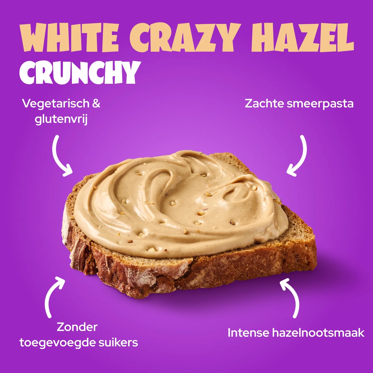 White Crazy Hazel Crunchy 200g - Image 15